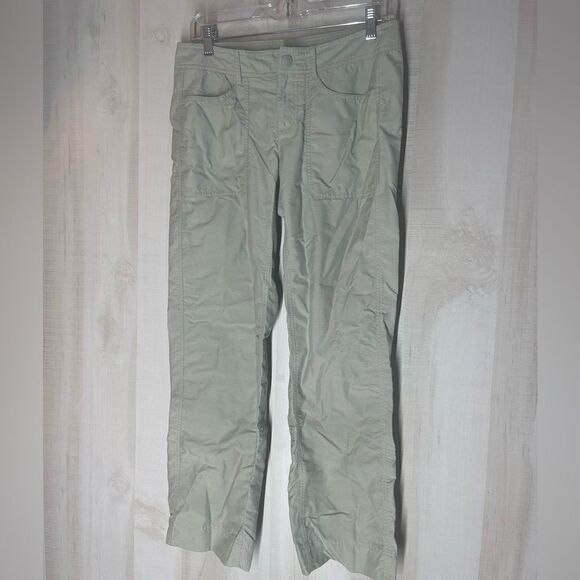 The North Face khaki short court pants capris, size 2 - Picture 1 of 12